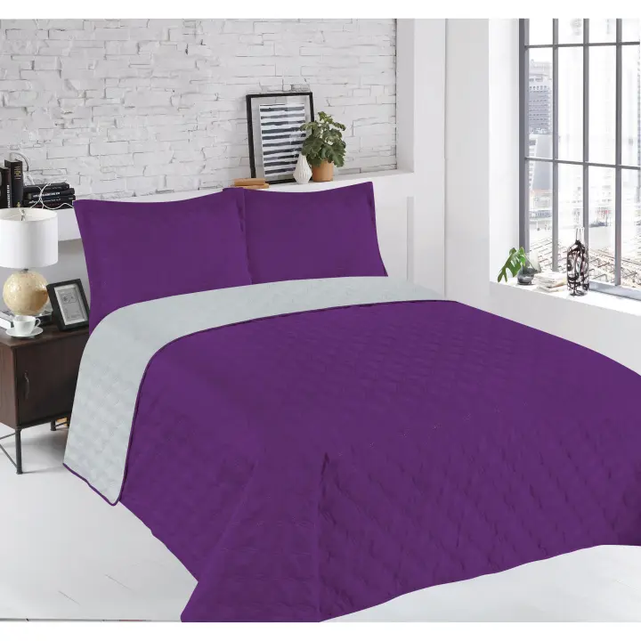 Novotextil - Colcha Termosellada Bicolor + Cojín para Camas 90-150 - 1
