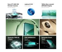 Versión Global realme 12+ 5G 120Hz Pantalla OLED Ultra Suave 67W Carga SUPERVOOC MTK Dimensity 7050 Cámara 5G OIS realme 12 Plus 5G - details 1
