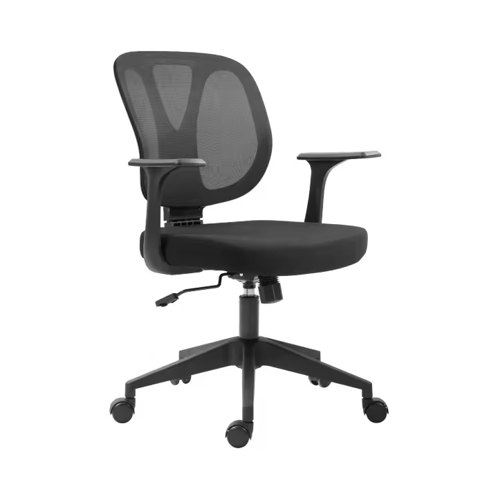 7H SEVEN HOUSE -  Silla de Escritorio Ergonómica Nexus, Respaldo de Malla Transpirable, Altura Ajustable, Reclinable, con Soporte Lumbar, Reposabrazos y Ruedas, Negro/Gris Oscuro/Gris Claro - 1