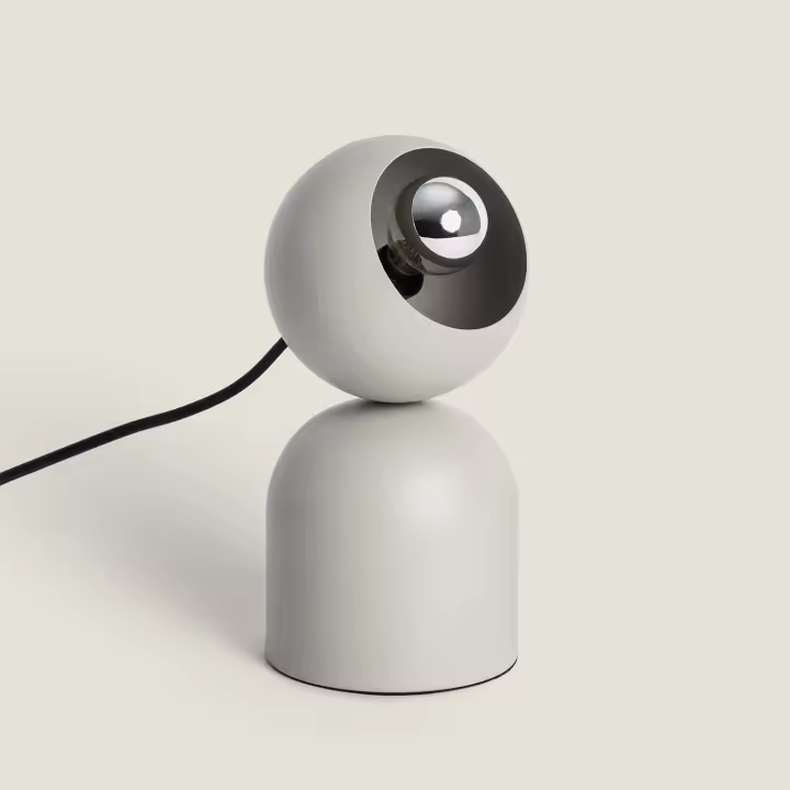 Ledkia Lámpara de Mesa Metal Lippi Gris Piedra Gris Piedra - 1