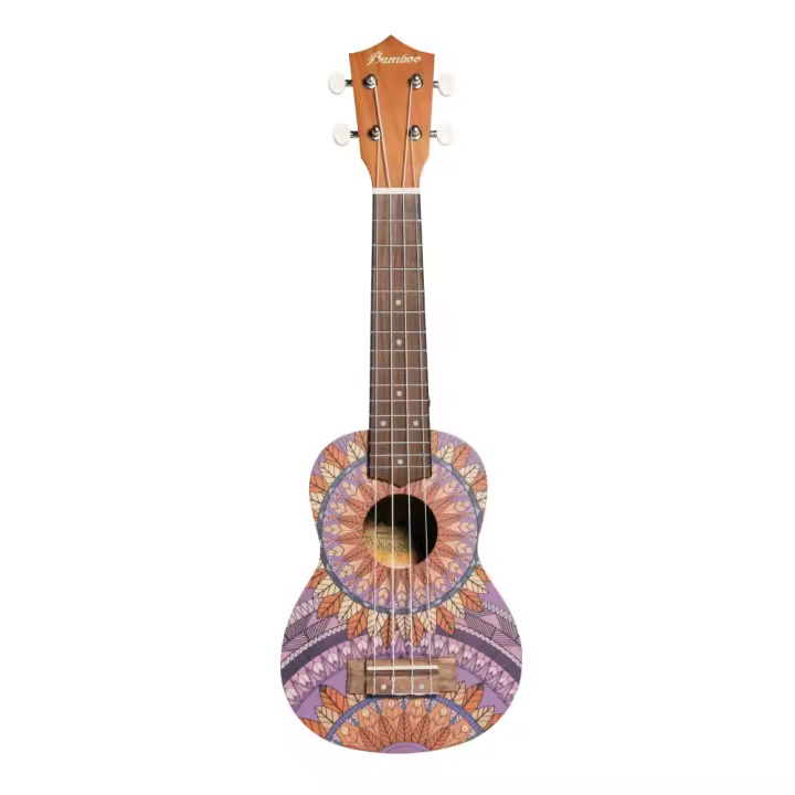 Ukelele Soprano Bamboo B1E-PF Purple Forest - 1