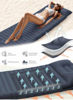 Colchón Inflable Ultraligero Para Acampar Con Almohada Y Bomba Integrada Tapete De Viaje Para Dormir Al Aire Libre - details 1