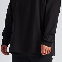 Camiseta Deportiva De Correr Para Hombres Suelta Y Oversize Algodón Transpirable Manga Larga Estilo Hip-Hop Para Gimnasio Y Fitness Con Estampado De París - details 4