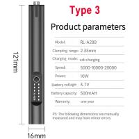 Mini Engraver Eléctrico Wireless Con Batería Herramienta Rotativa Cordless Para Joyería Y Metal Tratamiento De Superficies DIY - details 1