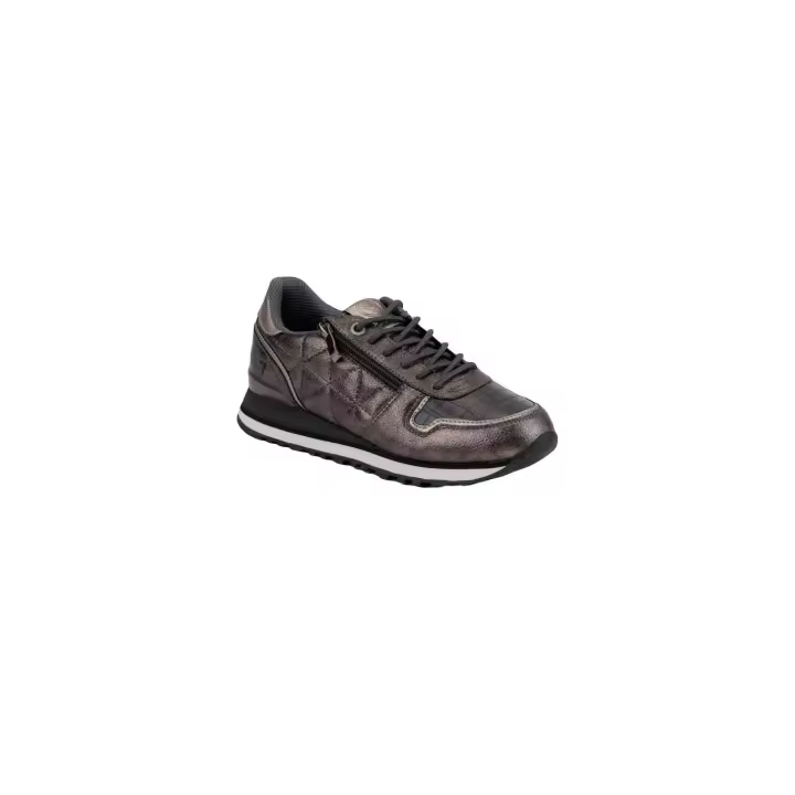 YUMAS Hemsut Zapatilla deportiva metalizada mujer color plomo - Cómodidad y Versatilidad en una sneaker casual - 1