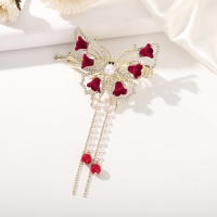 Pinza Para El Pelo De Moda Con Diseño Floral Para Mujeres Accesorios De Pelo Elegantes Para Niñas Y Damas Clip De Delfín Para Cola De Caballo - details 0