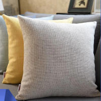 Nueva Estilo Cojín Sofá Colorido Cubierta De Cojín Moderna Simplicidad Para Sala De Estar Cubierta De Poliéster 100% Sin Núcleo De Almohada - details 1