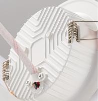 Focos LED empobles de 6 pulgadas, 5 W, Aperture de 7 to 8 cm, Luz LED empobles Plana, Luz radiante LED para baño, 3000/4000/6000 K, Luz Colgante para pasillo, baño, sala de estar, Cocina y dormitorio - details 3