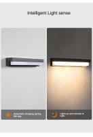 Lámpara De Pared Solar LED Para Jardín Exterior IP65 Impermeable Con Sensor De Movimiento Decoración Para Balcón Y Jardín Moderna - details 1
