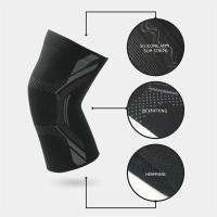 1Pc Protección De Rodilla En Tela Tejida De Nylon Para Deportes Running Ciclismo Baloncesto Saltar Cordón Calentador Antigolpes Y Protección Contra El Frío - details 4