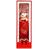 Rosa Artificial con osito,te amo te quiero,Regalo Día de San Valentín,Decoracion Día de San Valentín,cm,fespu - details 0