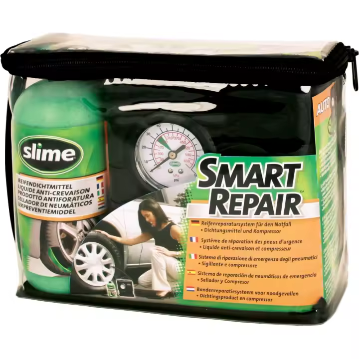 Kit Reparación Neumáticos Pinchazos Slime - 1