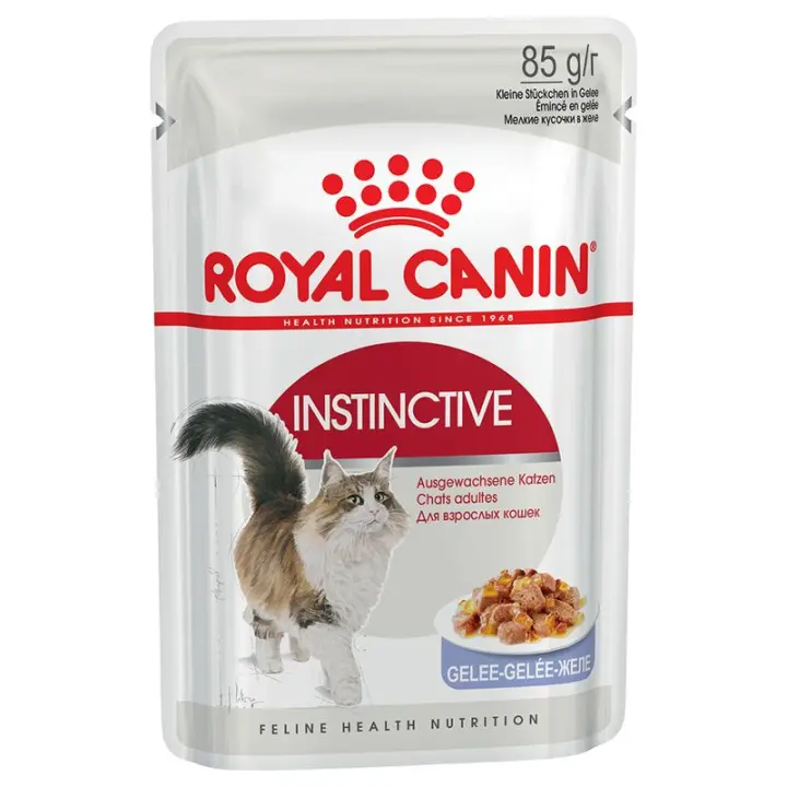 Royal Canin Gato Húmedo Instinctive In Jelly (Gelatina) 12X85g - 1