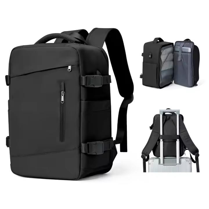 Mochila de viaje para hombre y mujer, Maleta de viaje para avión, 45x20x31 - 1