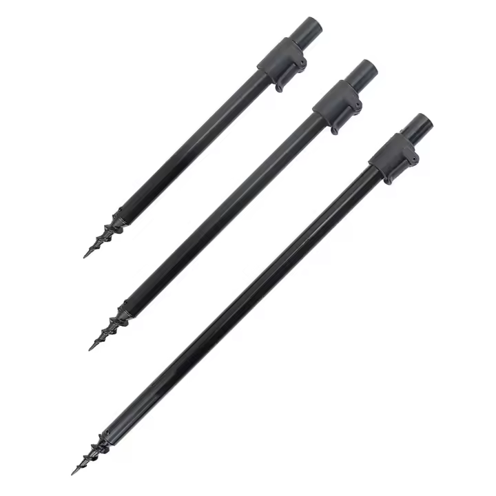 Hirisi 2 Piezas Soporte De Caña De Pescar Para Carp Bank Sticks Aluminio Accesorios De Pesca Resistentes Y Duraderos - 1