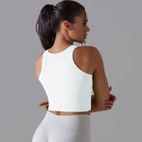 Sujetador Deportivo De 2 Niveles Para Mujer Sexy Yoga Alta Soporte Impacto Deporte Ropa Interior Correr Secado Rápido Top Deporte Gimnasio Con Almohadillas - details 5