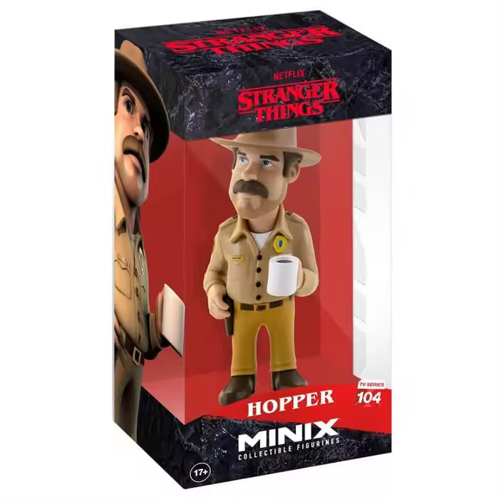 MINIX 12CM STRANGER THINGS HOPPER. Producto innovador y de gran calidad, diseñado para brindar una experiencia única. Perfecto para regalar o disfrutar personalmente. - 1