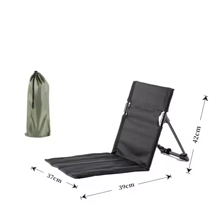 Silla De Playa Plegable Ligera Para Camping Y Exterior Silla Reclinable De Tamaño Compacto Para Paseos Al Aire Libre Y Parques - 1