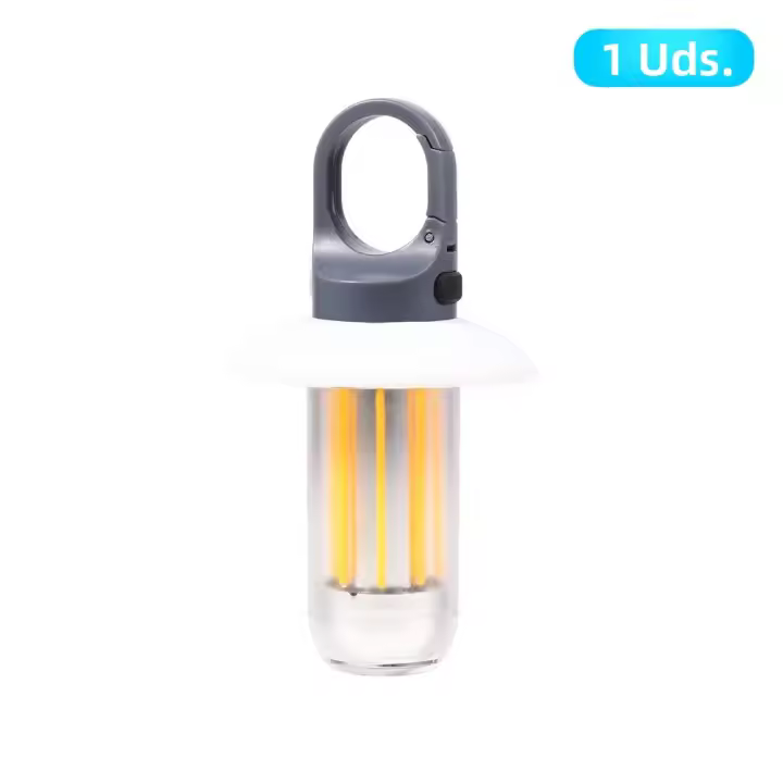 Linterna De Camping Multifuncional Portátil Recargable Luz De Trabajo Para Tienda De Camping 5 Modos Impermeable Con Gancho De Emergencia - 1