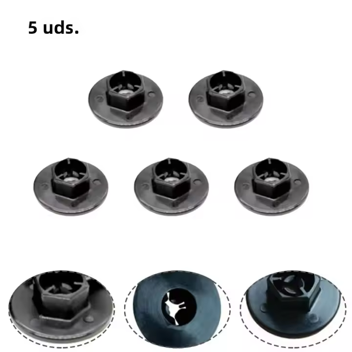 10Pcs Goma De Seguridad Para Parachoques De Coche Clips Plásticos Negros Para Hyundai Y Kia 84145-26000 Piezas De Automóvil - 1