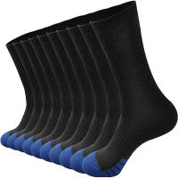 10 Pares De Calcetines Largos Para Hombres Y Mujeres En Colores Negro Y Blanco Estilo Deportivo Para Otoño E Invierno - details 3