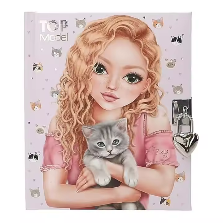 Depesche TopModel Kitty and Doggy Diario con Candado Lila 13569 - 1
