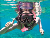 Máscara De Buceo Y Snorkel Profesional Con Vidrio Templado Kit De Snorkel Para Natación Y Entrenamiento Para Adultos Y Jóvenes - details 0