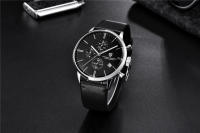 Reloj Deportivo Para Hombre PAGANI DESIGN De Cuero Genuino Y Cuarzo Automático Resistente Al Agua Con Cronógrafo VK67 Reloj Hombre De Lujo - details 12