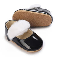 Zapatos De Princesa Para Bebé Niña En Lace Blanca Mocasines Con Lazo Y Borde Antideslizante De Goma Primera Calzado Para Caminar - details 180