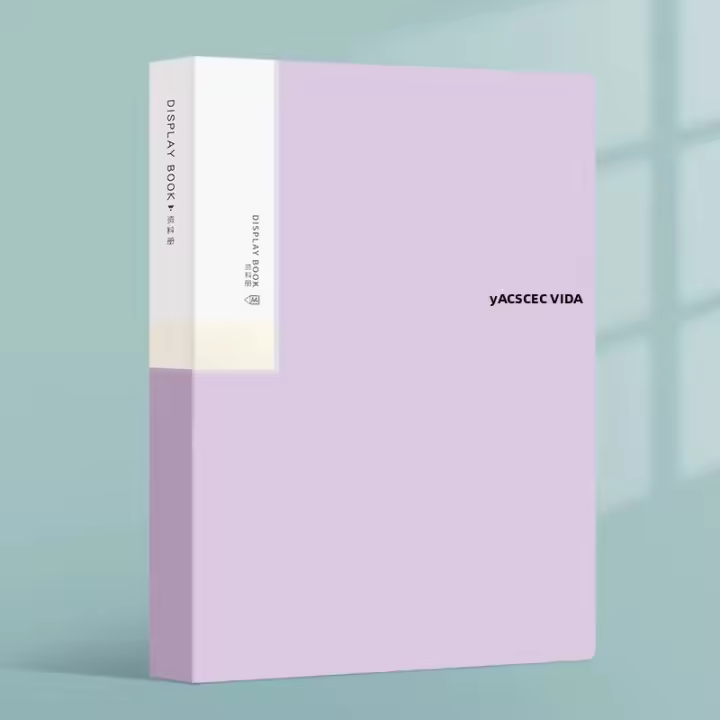  Carpeta De Escritorio Impermeable A4 De Color Sólido Para Organización De Archivos Fácil Y Rápida Para Estudiantes Y Oficina Con 60 Páginas - 1
