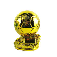 Copa De Fútbol Dorada Con Tecnología Electroplata Decoración De Escritorio Artefacto Resina Regalo De Cumpleaños Y Oficina - details 9
