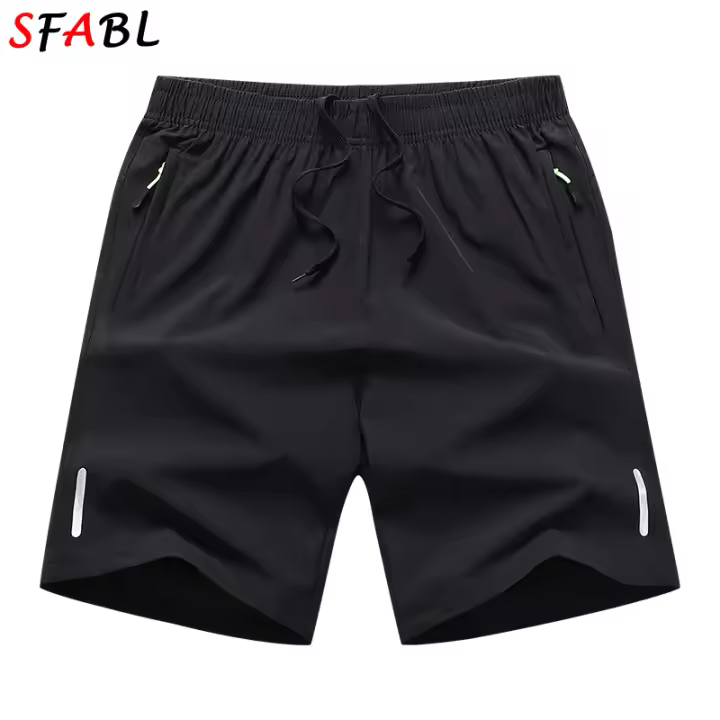 Shorts Casuales Para Hombres Verano Secado Rápido Deportivos Pantalones Cortos Transpirables Talla XXXL Talla Grande Moda Playa - 1