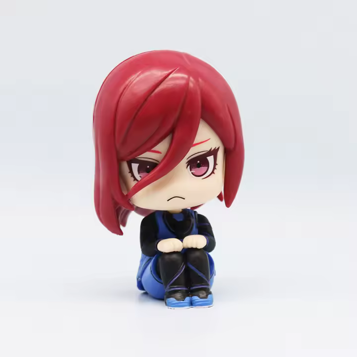 Figura De Acción Anime 10cm Azul Isagi Yoichi Q Version Chigiri Hyoma Bachira Nagi Seishiro PVC Juguete Efímero Para Coleccionistas - 1
