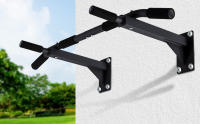 ManiBoom Barra Dominadas Pared MULTIFUNCIONAL Carga 150kg - Pull up Bar con Agujeros para Bandas TRX- Barra Fija para Calistenia, Entrenamiento en Casa, Gimnasia, Ejercicios Abdominales - details 0