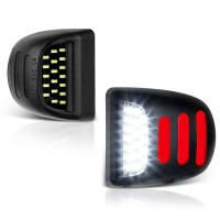 Luz De Placa De Licencia LED Roja DRL Tubo Para Chevy Silverado GMC Sierra 1500 2500 Pieza De Luz De Freno Trasero - details 3