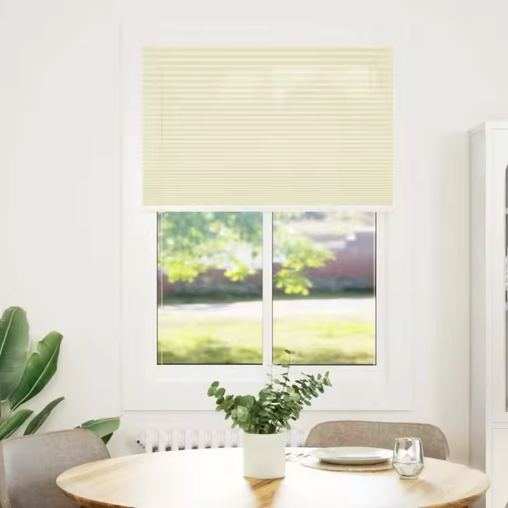Estor Plisado crema 100x150 cm Tela Ancho 99,4 cm Poliéster - 1