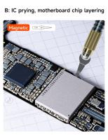 XZZ D004 Herramienta De Reparación De Hoja De Acero Para Quitar Pegamento En Knives IC Chip Phone NAND Hard Drive Pry Handle Edge - details 7