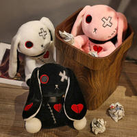 Muñeco De Peluche Gótico Y Spooky De Conejo Loco Juguete Adorable Horrorífico Para Niños Entre 3-6 Años Relleno De Algodón PP Material De Poliéster - details 1