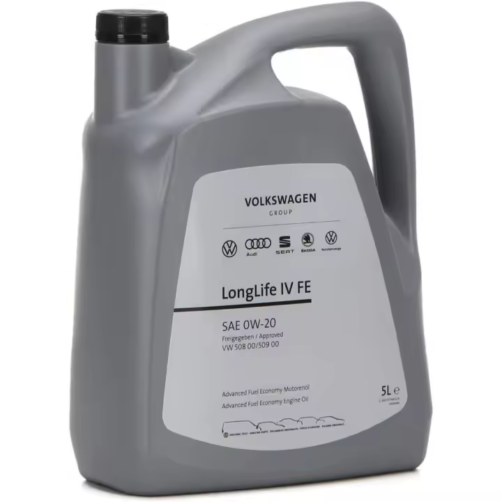 Volkswagen Aceite Motor Original LL IV SAE 0W20 Aprobacion VW 50800 50900 5 Ltr - 1