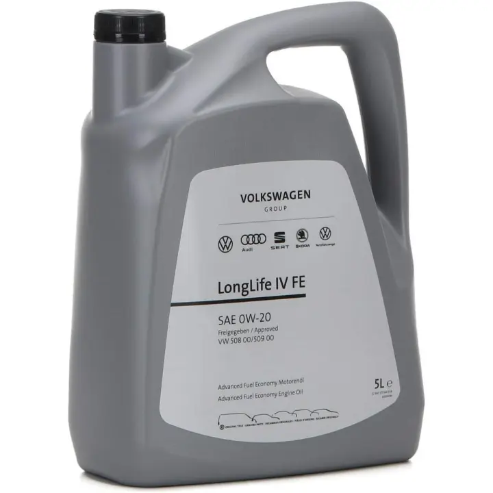 Volkswagen Aceite Motor Original LL IV SAE 0W20 Aprobacion VW 50800 50900 5 Ltr - 1