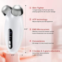 Masajeador facial 3D, masajeador facial 3 modos de calor, vibración, herramienta de cuidado de la piel, dispositivo de belleza para mujeres - El mejor regalo，san valentin regalos mujer - details 2