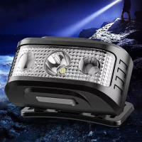 Linterna Frontal LED Roja Recargable USB Potente Con Batería Integrada Impermeable 5 Modos Lámpara De Cabeza Portátil - details 1