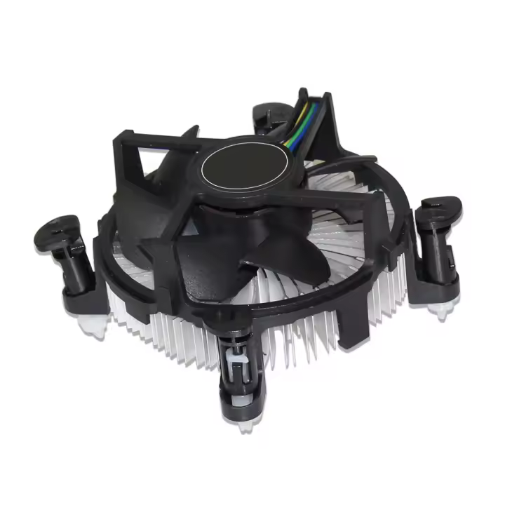 Enfriador De CPU Con Conector De 4 Pines Y Disipador De Calor De Aluminio Para Ventilador De 3.5" En PC De Escritorio Intel Core I3/i5/i7 Socket 1150/1155/1156 - 1