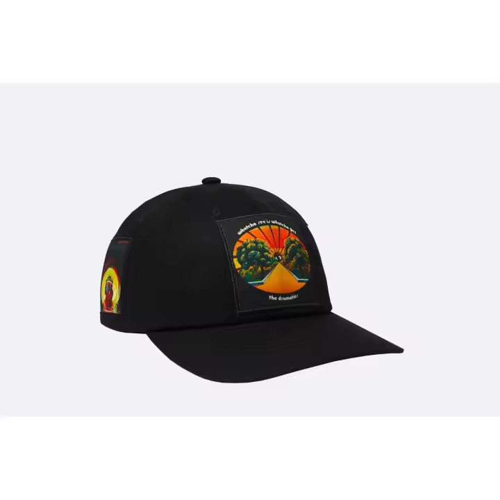HUF Gorra Stax Patches Snapback en color negro - 1