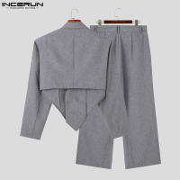 Conjunto De Traje Para Hombre Con Mangas Largas Y Pantalones Largos Estilo Casual Dos Colores Dos Piezas Ajustado S-5XL Moda 2024 - details 8