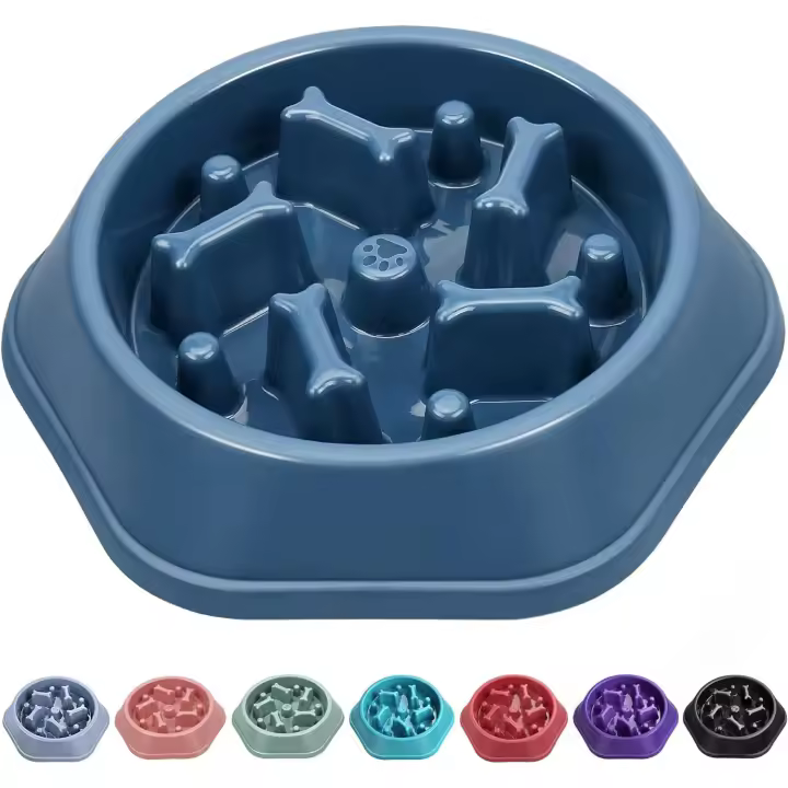 Comedero slow para Perros, Cuenco antiasfixia para comida de Perro, Cuenco Interactive para rompecabezas para Perros - 1