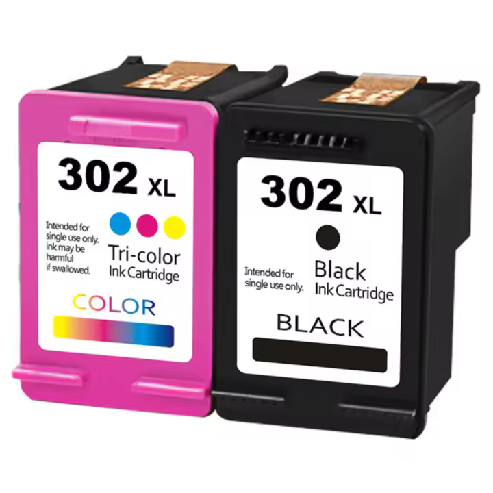 cartuchos de tinta  302xl negro y 302 xl color (gran capacidad )paquete de dos, - 1