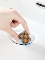 1pc Esponja De Diamante Para Limpieza De Espejos Y Puertas De Baño Elimina La Suciedad Con Magia Cepillo De Limpieza Para Espejos - details 2