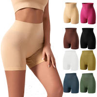 Shorts Deportivos Sin Costuras De Cintura Alta Para Mujer Fitness Running Ciclismo Yoga Levantamiento De Glúteos Ropa Deportiva - details 0