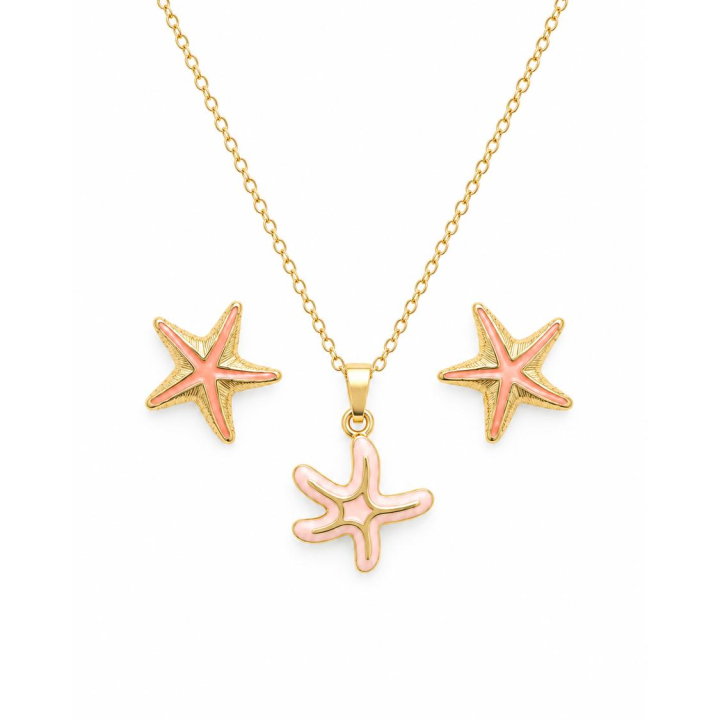 Jp accessories necklace and earring sets waterproof 316l stainless steel.